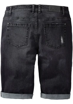 Jeansbermudas im Used-Look<sheego Clearance