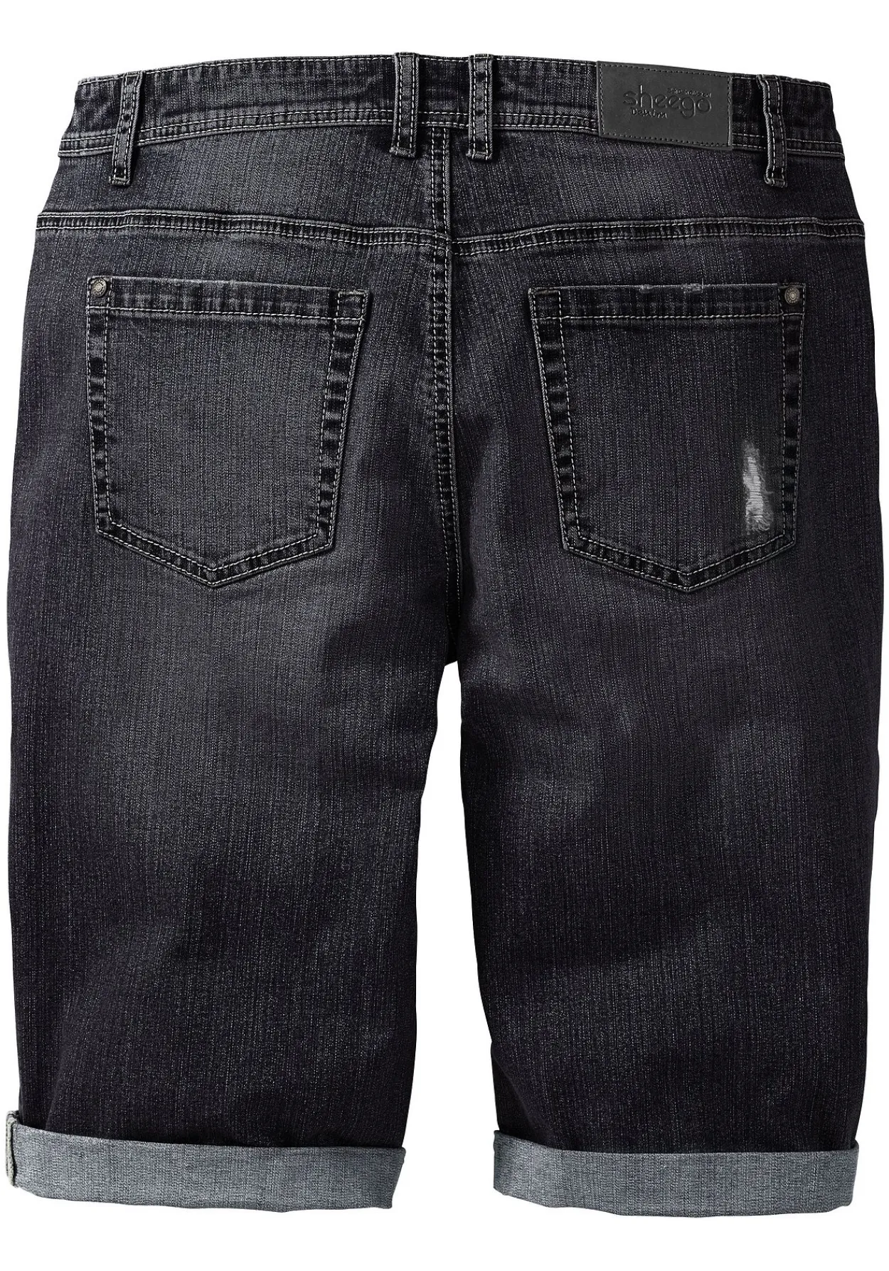 Jeansbermudas im Used-Look<sheego Clearance