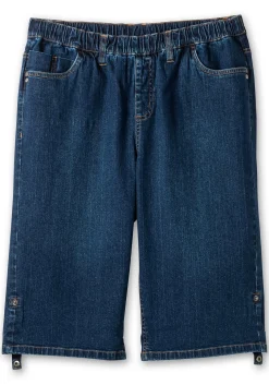 Jeans-Bermudas mit fixiertem Aufschlag<sheego Outlet