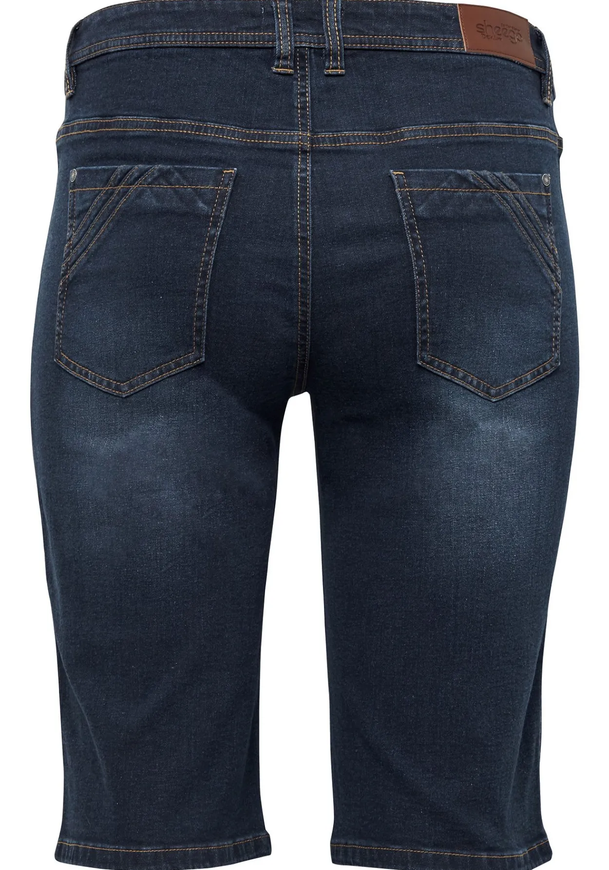 Jeansbermudas mit vorverlegter Seitennaht<sheego Outlet