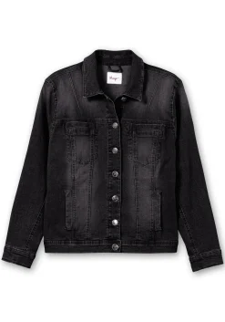 Jeansjacke in leicht taillierter und verkürzter Form<sheego New
