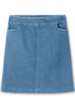 Jeansrock mit Taschen, in A-Linie<sheego Fashion