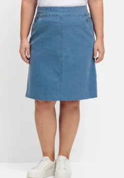 Jeansrock mit Taschen, in A-Linie<sheego Fashion