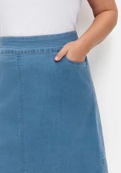 Jeansrock mit Taschen, in A-Linie<sheego Fashion