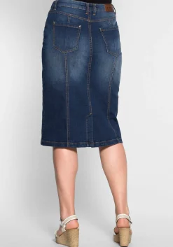 Jeansrock mit Teilungsnähten<sheego New