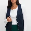 Jeansweste in kurzer, taillierter Form<sheego Discount