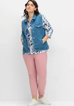 Jeansweste in leicht taillierter Form<sheego Online