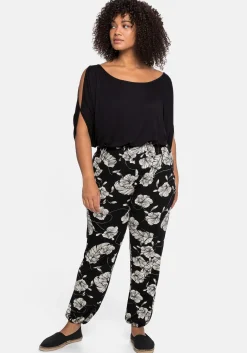 Jerseyhose im Joggpants-Stil, mit Alloverprint<sheego Best