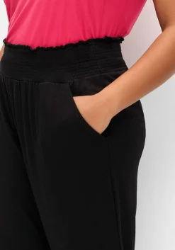 Jerseyhose mit Smokbund und Gummibündchen<sheego New