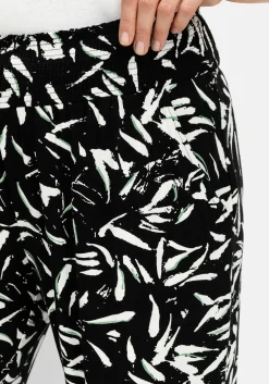 Jerseyhose mit Smokbund und Saumbündchen<sheego Sale