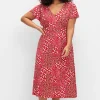 Jerseykleid in Midilänge, mit Blumenprint<sheego Hot