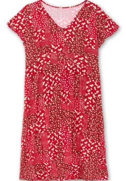 Jerseykleid in Midilänge, mit Blumenprint<sheego Hot