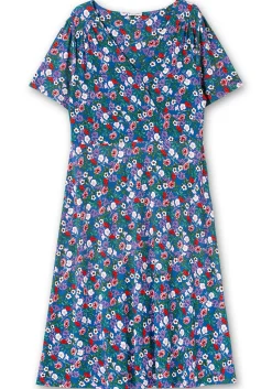 Jerseykleid in Wickeloptik, mit floralem Druck<sheego by Joe Browns Hot