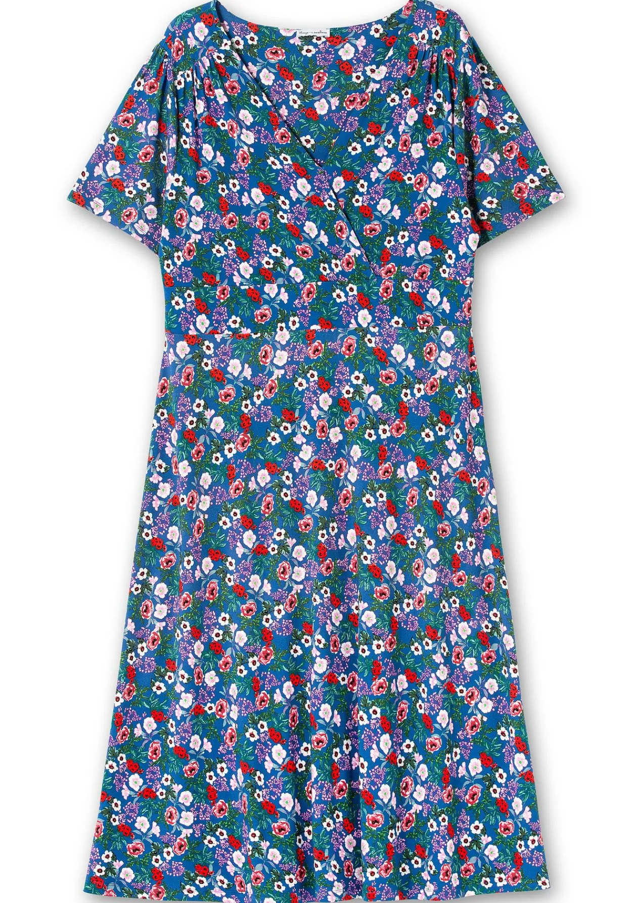 Jerseykleid in Wickeloptik, mit floralem Druck<sheego by Joe Browns Hot