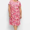 Jerseykleid mit Alloverdruck und Taschen<sheego Outlet