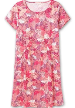 Jerseykleid mit Alloverdruck und Taschen<sheego Outlet
