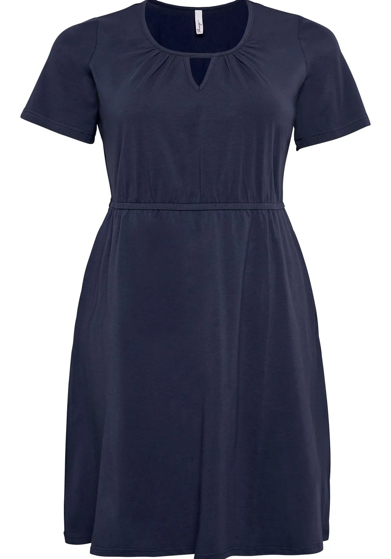Jerseykleid mit Cut-out am Ausschnitt<sheego Sale
