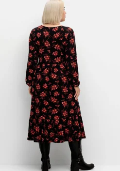 Jerseykleid mit floralem Alloverdruck<sheego by Joe Browns Sale