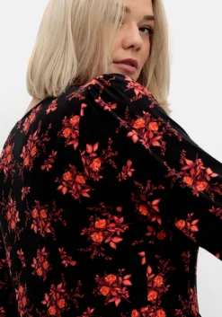 Jerseykleid mit floralem Alloverdruck<sheego by Joe Browns Sale