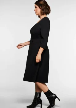 Jerseykleid mit Herzausschnitt und Taillenband<sheego by Joe Browns New