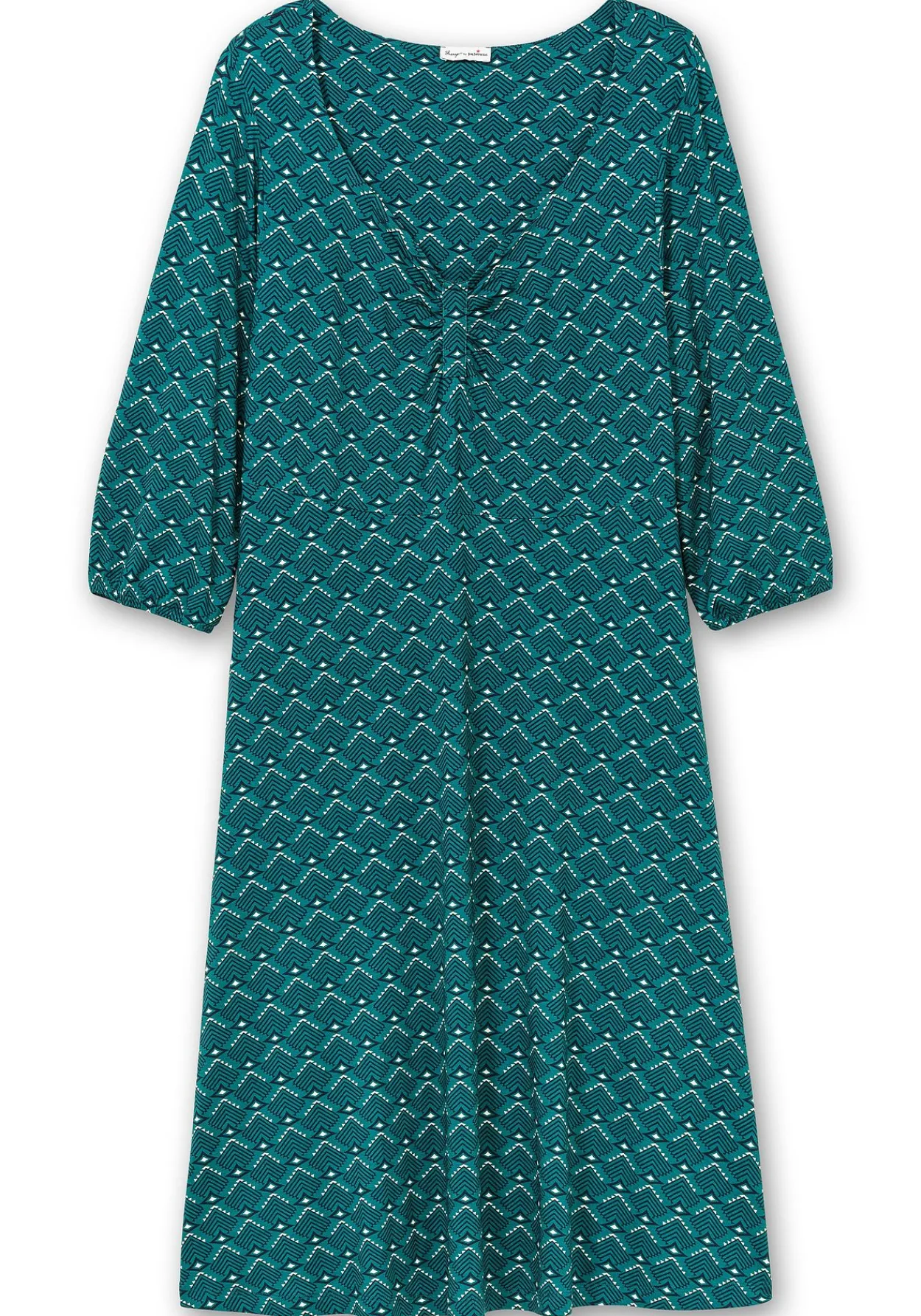Jerseykleid mit Herzausschnitt und Grafikprint<sheego by Joe Browns Discount