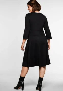 Jerseykleid mit Herzausschnitt und Taillenband<sheego by Joe Browns New