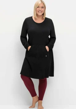 Jerseykleid mit Kängurutasche, in leichter A-Linie<sheego Discount