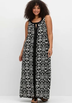 Jerseykleid mit Ornamentdruck und Cut-outs<sheego New
