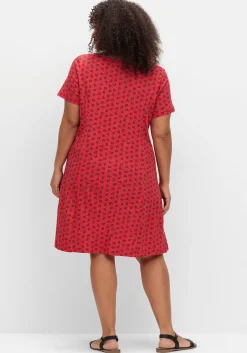 Jerseykleid mit schwingendem Rockteil<sheego New