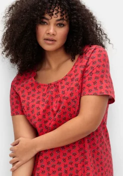 Jerseykleid mit schwingendem Rockteil<sheego New