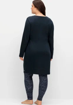Jerseykleid mit Taschen und regulierbarer Taille<sheego Online