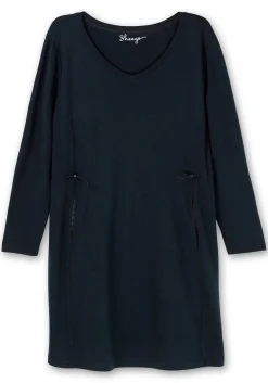 Jerseykleid mit Taschen und regulierbarer Taille<sheego Online