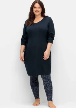 Jerseykleid mit Taschen und regulierbarer Taille<sheego Online