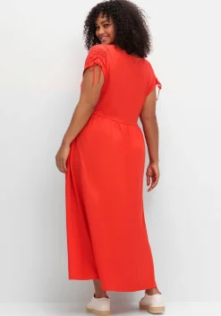 Jerseykleid mit Tunnelzug am Ärmel<sheego Clearance