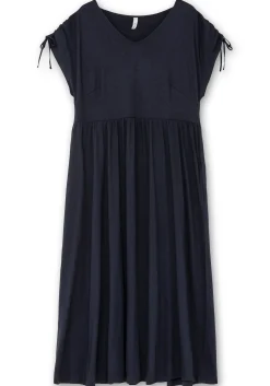 Jerseykleid mit Tunnelzug am Ärmel<sheego Online