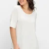 Jerseyshirt mit abgerundetem Saum<sheego Sale