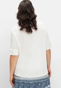 Jerseyshirt mit abgerundetem Saum<sheego Sale