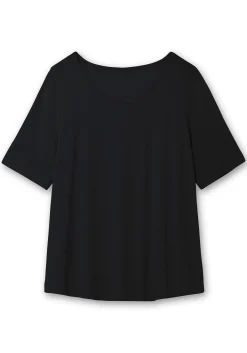 Jerseyshirt mit abgerundetem Saum<sheego Clearance