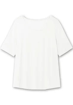 Jerseyshirt mit abgerundetem Saum<sheego Sale