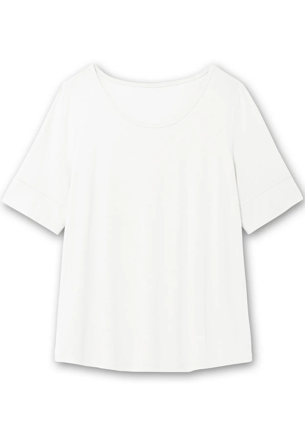Jerseyshirt mit abgerundetem Saum<sheego Sale