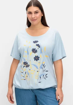 Jerseyshirt mit Blumen-Frontprint<sheego New
