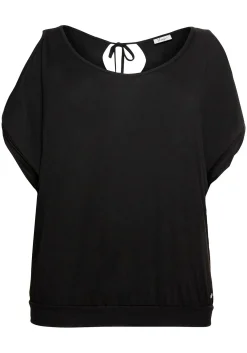 Jerseyshirt mit geschlitzten Fledermausärmeln<sheego New