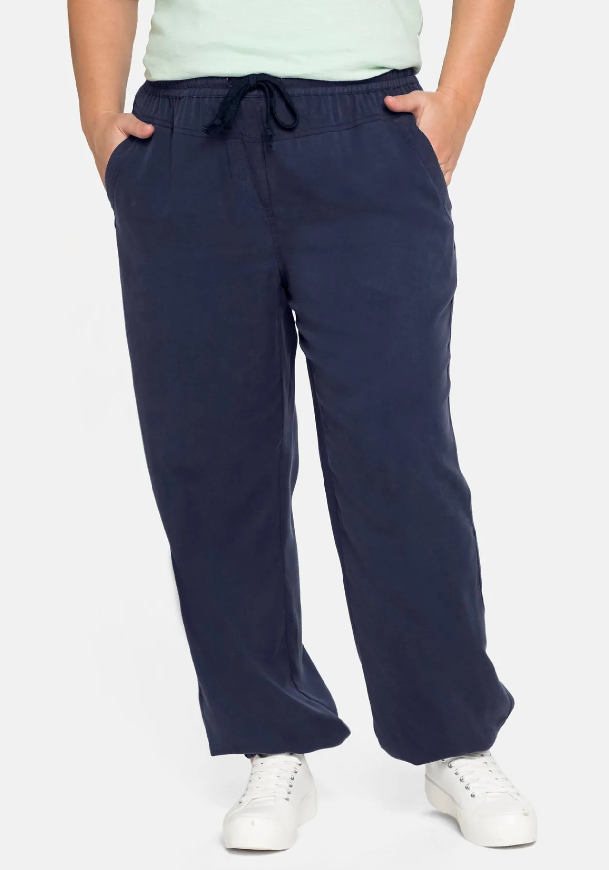 Joggpants mit elastischen Bündchen<sheego New