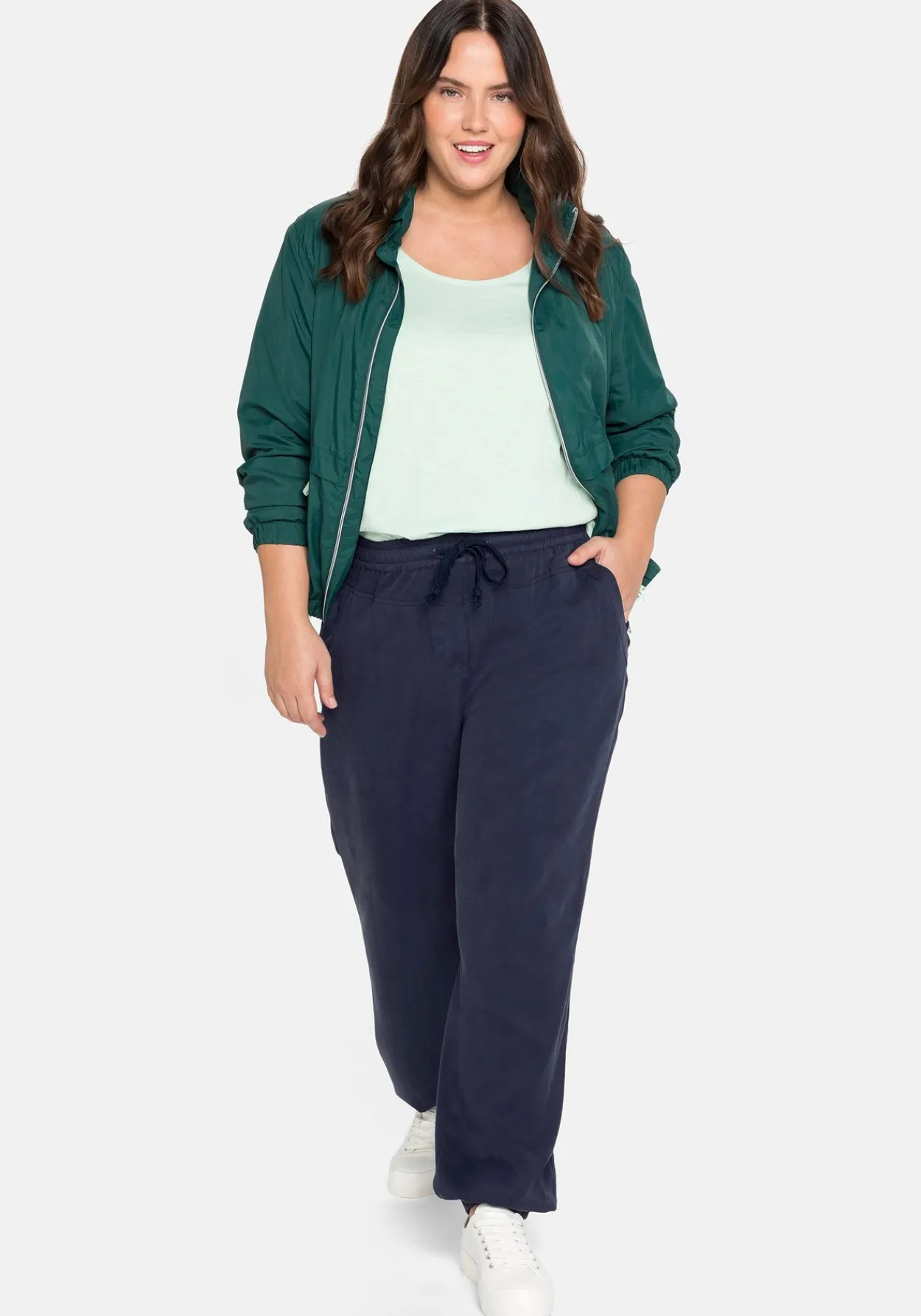 Joggpants mit elastischen Bündchen<sheego New