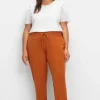 Joggpants mit Rundum-Dehnbund und Bindeband<sheego Fashion