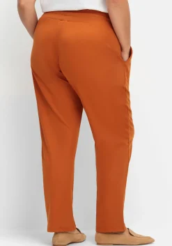 Joggpants mit Rundum-Dehnbund und Bindeband<sheego Fashion
