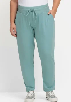 Joggpants mit Rundum-Dehnbund und Bindeband<sheego Best