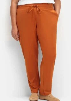 Joggpants mit Rundum-Dehnbund und Bindeband<sheego Fashion