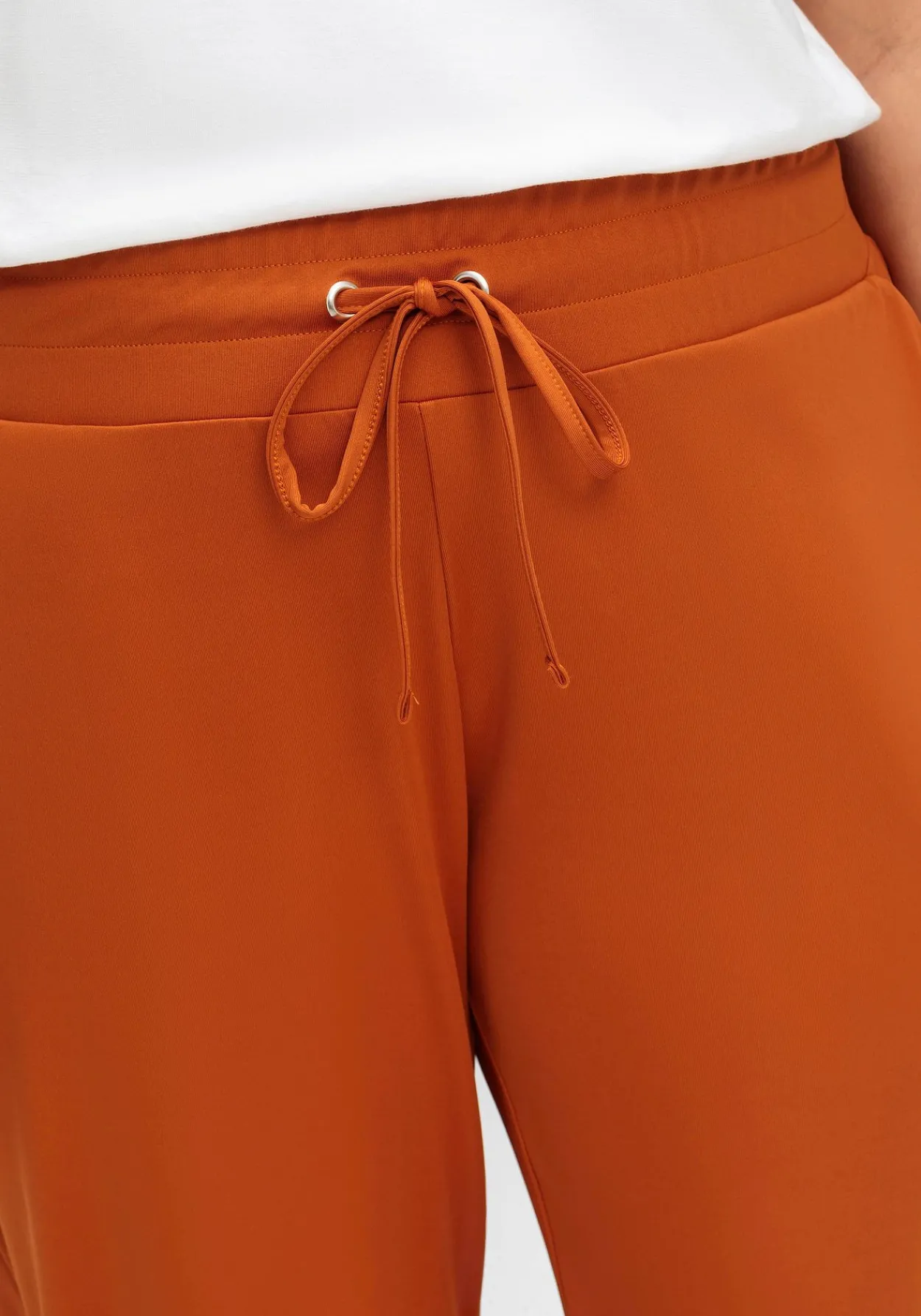 Joggpants mit Rundum-Dehnbund und Bindeband<sheego Fashion