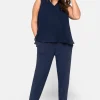 Jumpsuit im Lagenlook mit Chiffon-Oberteil<sheego New